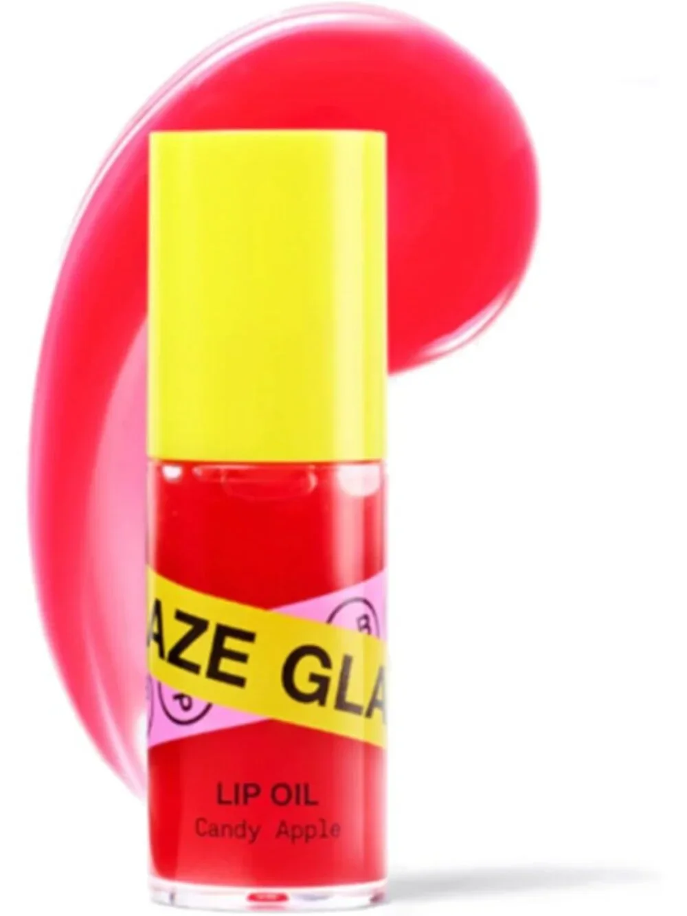 Hydrating Candy Apple Lip Oil - Glossy Finish, Nourishing Formula, 0.2 oz